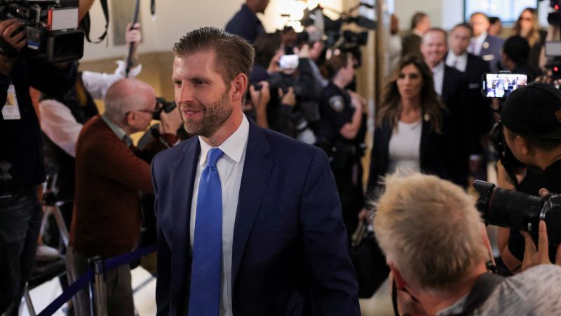 NextImg:Ex-Trump Org. executive testifies that Eric Trump led him to inflate values of some properties | CNN Politics