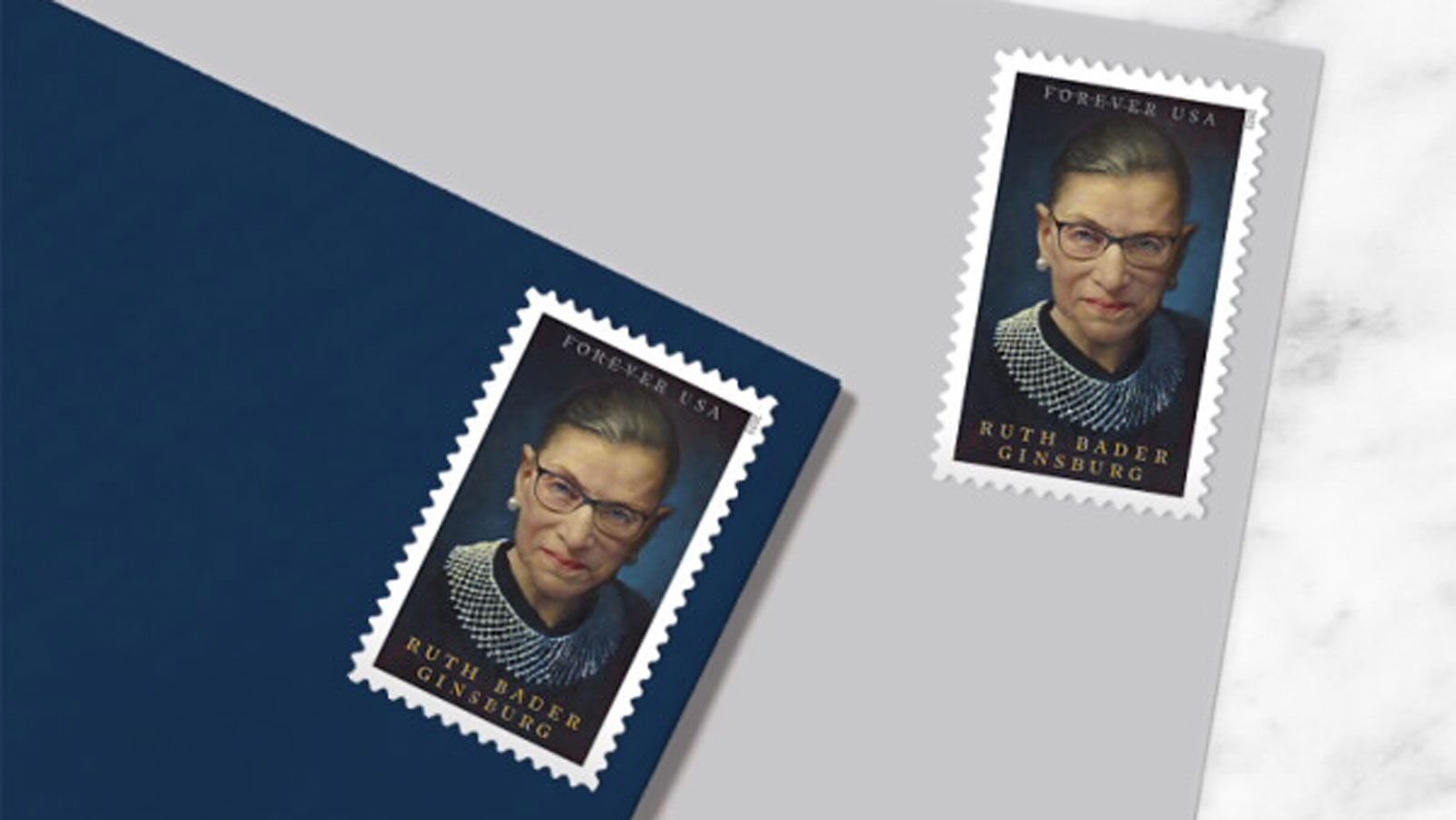 New stamp honors Ruth Bader Ginsburg as Court Justice and cultural icon