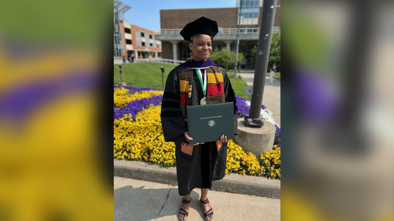 Katrice Williams celebrated her graduation from Cleveland State University College of Law on May 21, 2023.