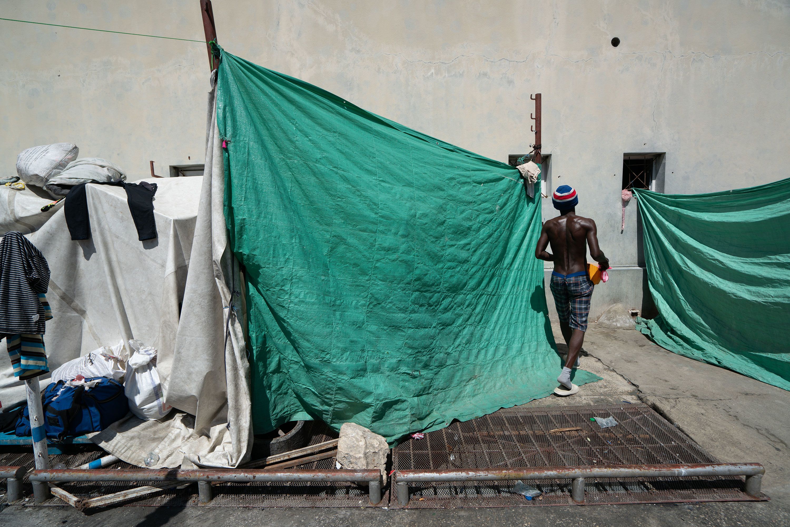 Schools, churches, and sports halls have been improvised as emergency shelters.