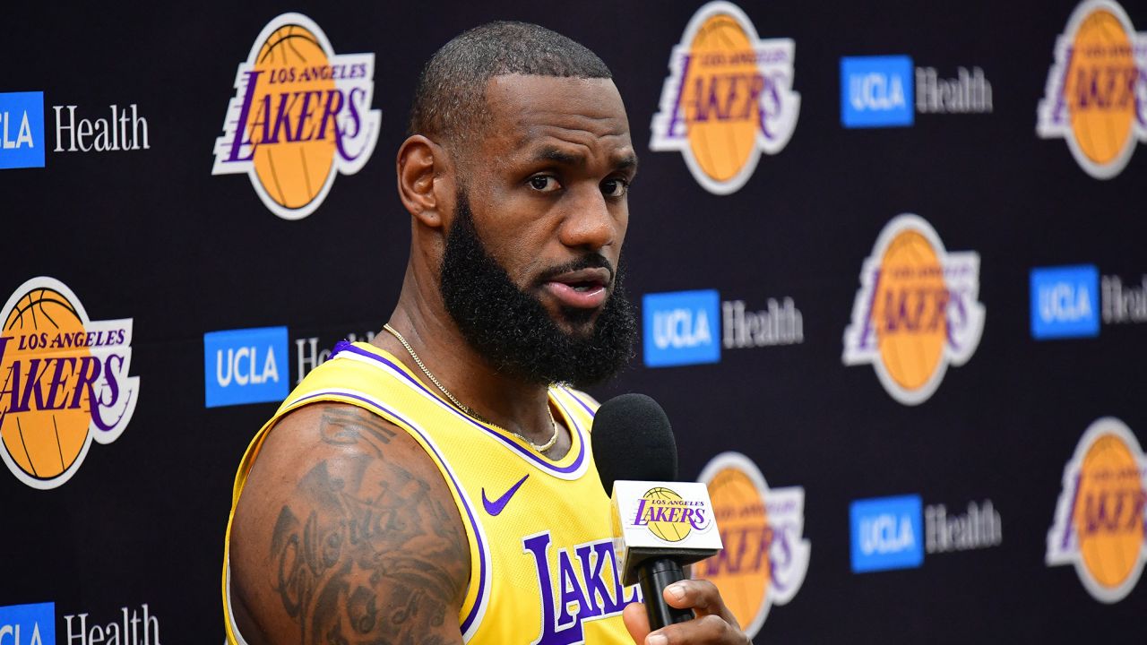LeBron James Los Angeles Lakers 2023 Association Edition Youth NBA