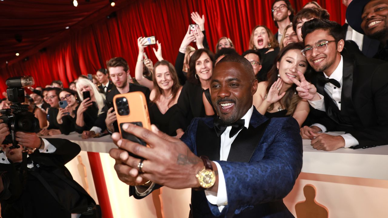 Idris Elba attending the Academy Awards in 2023.