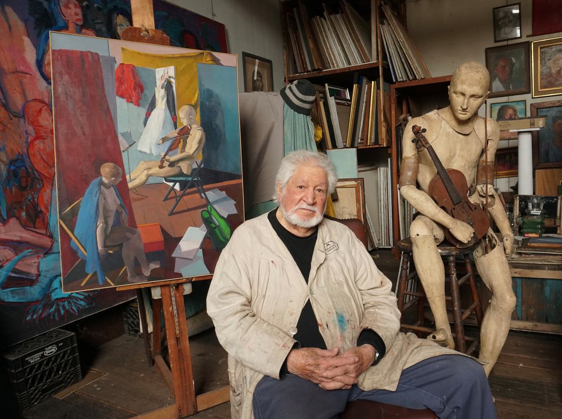 Artist Salvatore Del Deo has been using the shack since the 1940s.