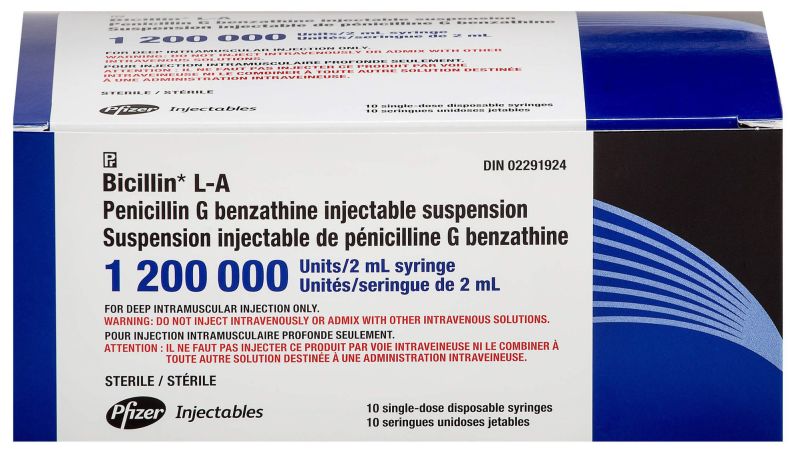 Pfizer Issues Recall of Penicillin Injection as Syphilis Treatment Gains at Risk