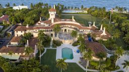 An aerial view of former President Donald Trump's Mar-a-Lago estate is seen Aug. 10, 2022, in Palm Beach, Fla. 