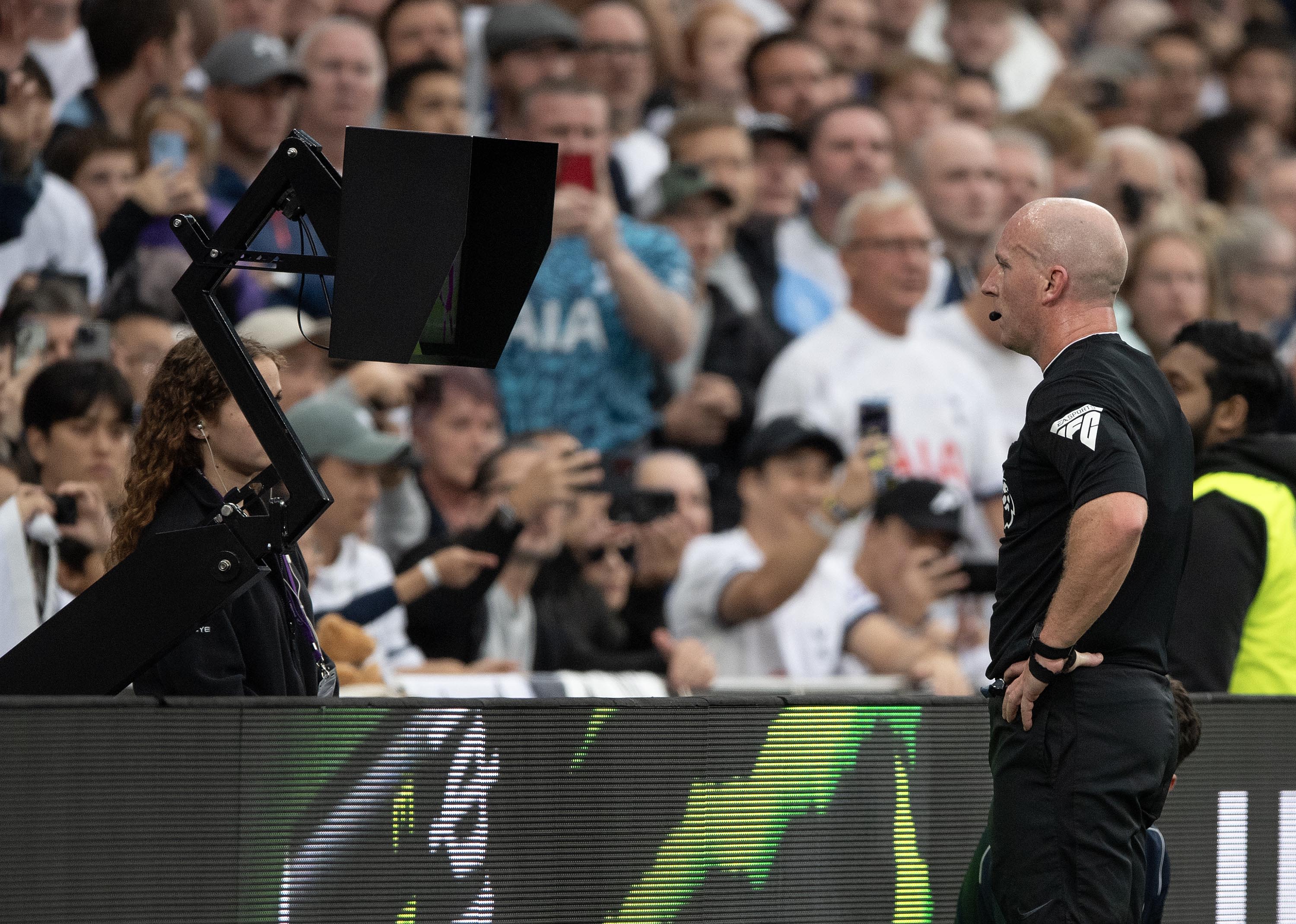 VAR officials punished! Darren England & Dan Cook taken off Premier League  games following Luis Diaz offside blunder in Liverpool's defeat to  Tottenham