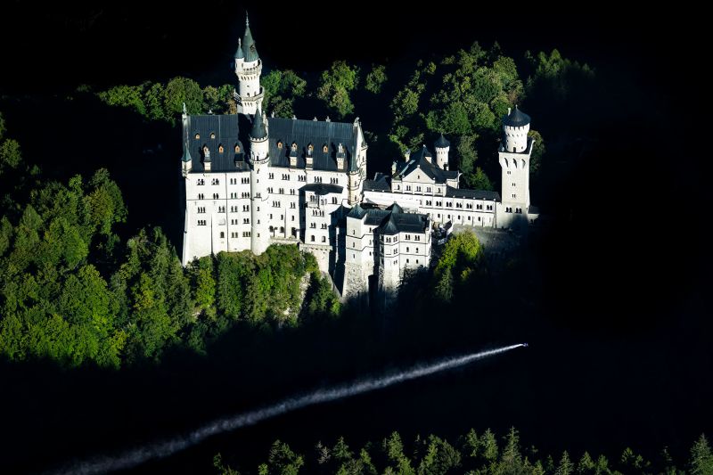 Soar Through the Disney-Inspired Castle: Unbelievable Wingsuit Stunt