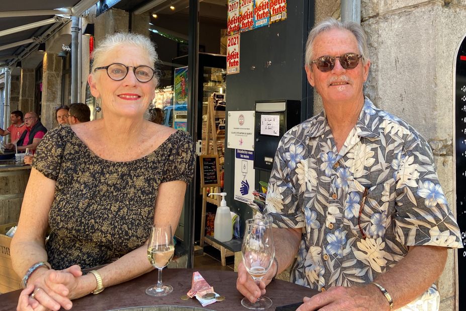 <strong>Chance visit:</strong> US couple Robin Johnson and Jim Thaman fell in love with the village of Cajarc, France, after dropping in for a visit during the summer of 2001.