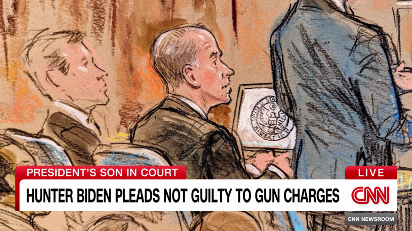 Us Presidents Son Pleads Not Guilty To Three Federal Gun Charges Cnn 3880