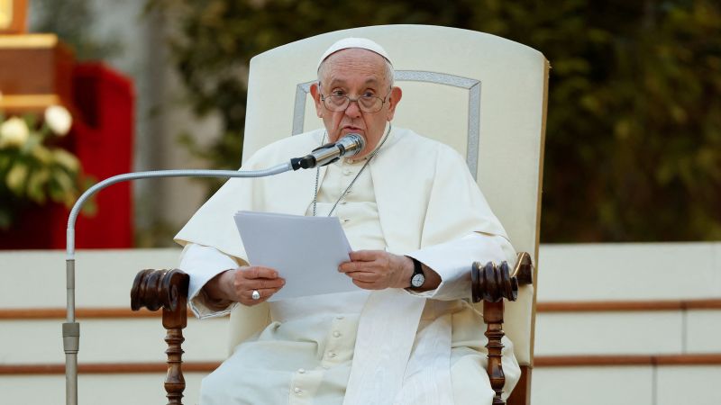 NextImg:Pope Francis lambasts climate change skeptics and 'irresponsible' Western lifestyles | CNN