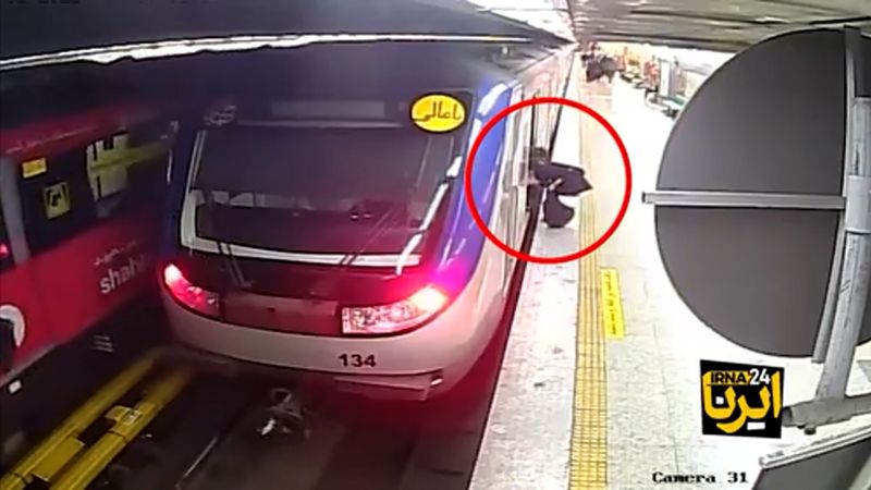 shows teen being carried away after alleged assault by morality police