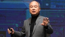 Masayoshi Son, chairman and chief executive officer of SoftBank Group Corp., during the SoftBank World event in Tokyo, Japan, on Wednesday, October 4, 2023. 