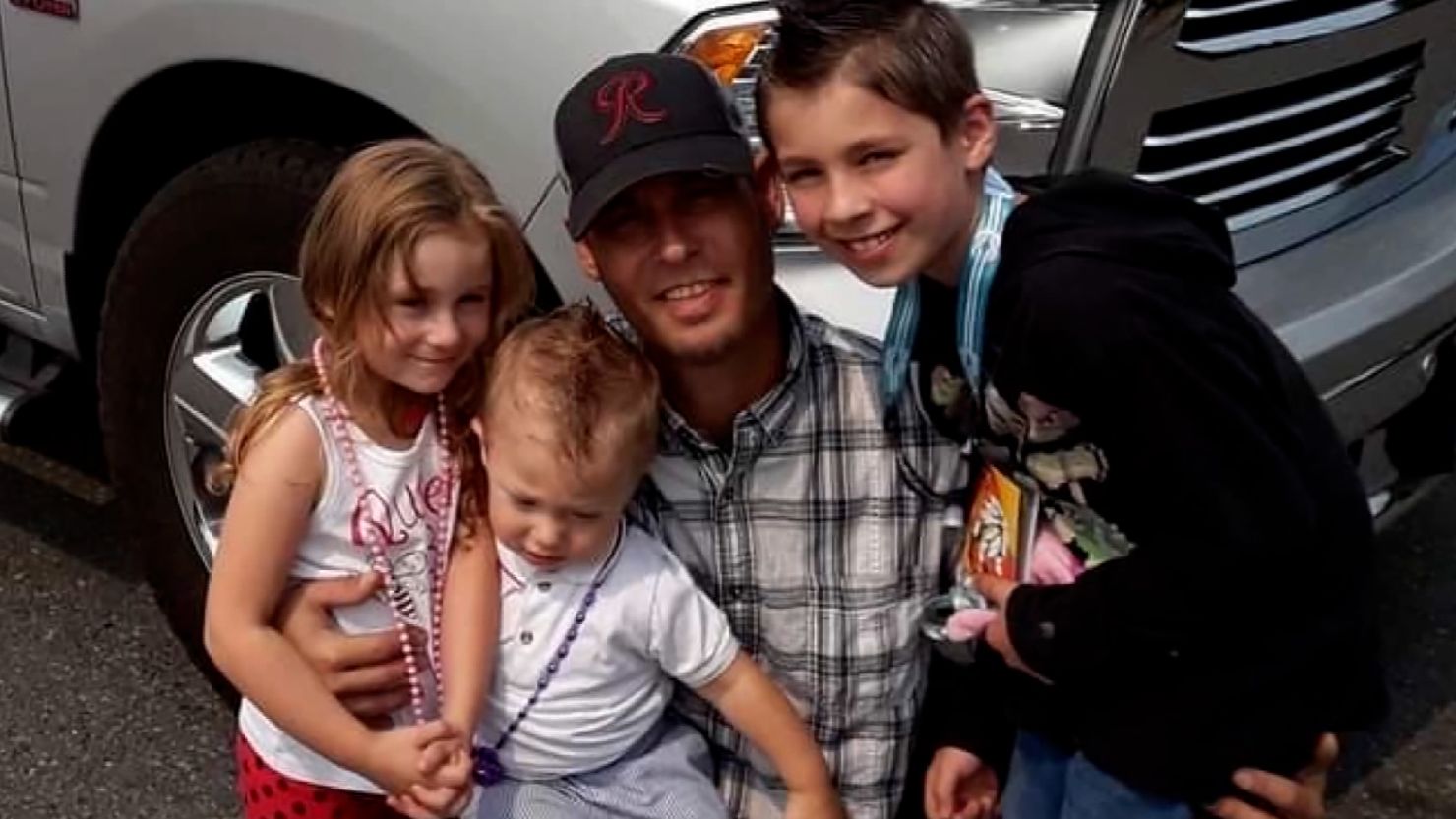 William Yurek is seen with his children in a family photo provided to CNN affiliate KING.