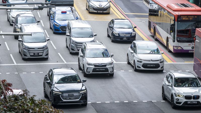 Singapur: In dieser teuren Stadt belaufen sich die Kosten für das Recht, ein Auto zu besitzen, auf 76.000 US-Dollar.  Das Auto ist hiervon nicht betroffen