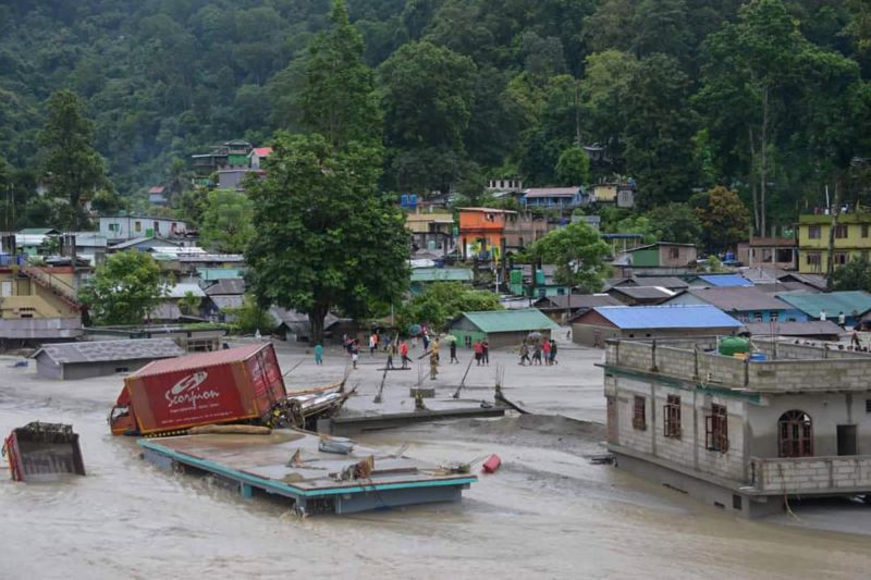 Sikkim, India Floods: Search Underway For 100 Missing As Glacial Lake ...