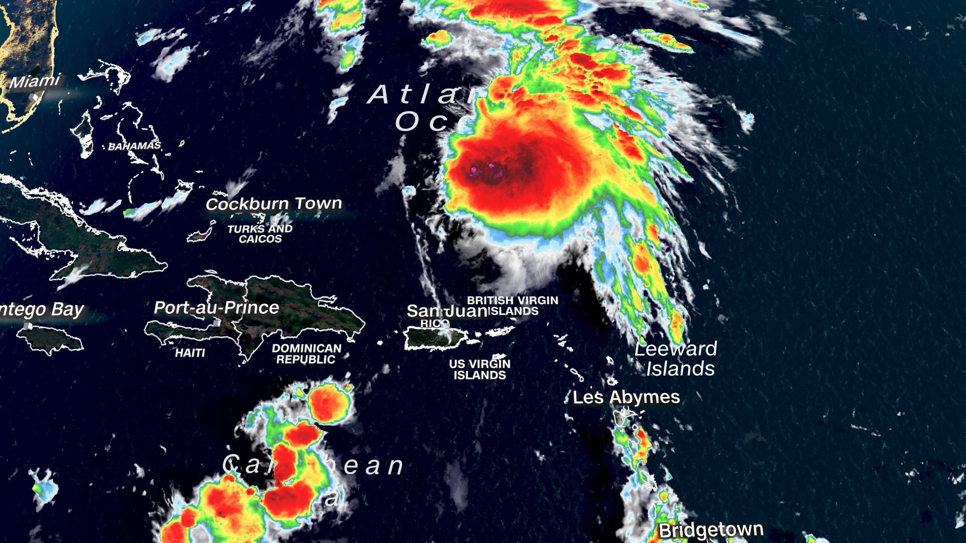 Tropical storm Philippe still disorganized