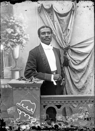 Alex Agbaglo Acolatse, shown in this self-portrait from 1910, was born in 1880 to an affluent family. His classical studio portraits captured the Togolese bourgeoisie during the German, French and British colonial periods.