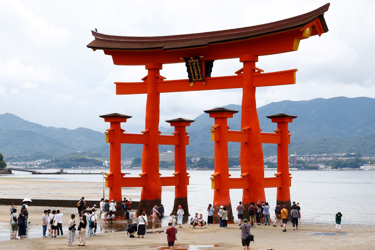 The Itsukushima Shrine is 1,400 years old.