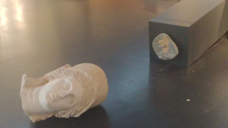 NextImg:American man arrested in Israel for smashing Roman statues in museum | CNN