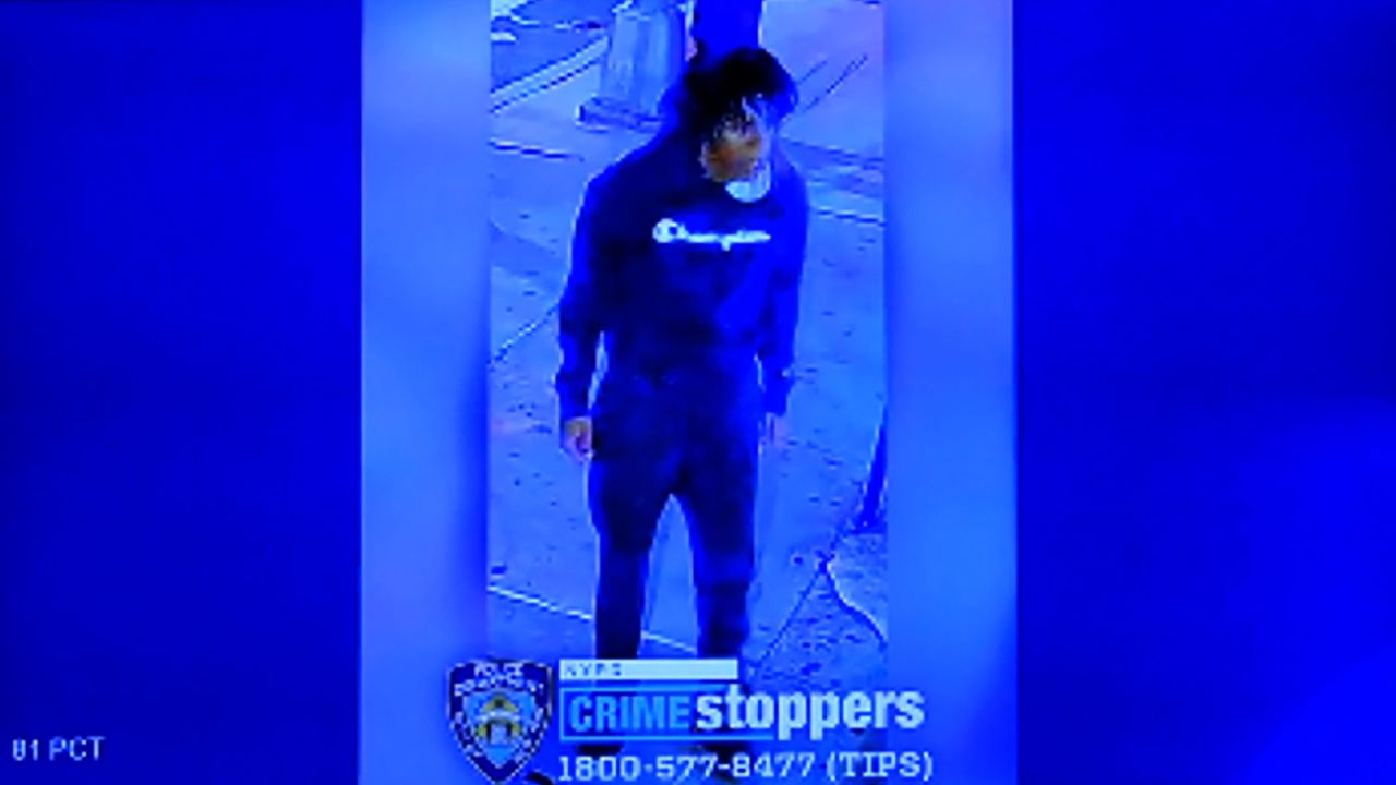 An image from the NYPD crime stats briefing shows Ryan Carson, the suspect in the fatal stabbing of Ryan Carson.