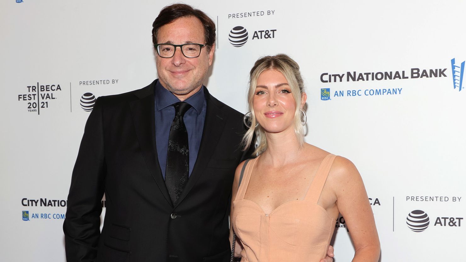 Bob Saget and Kelly Rizzo in 2021.