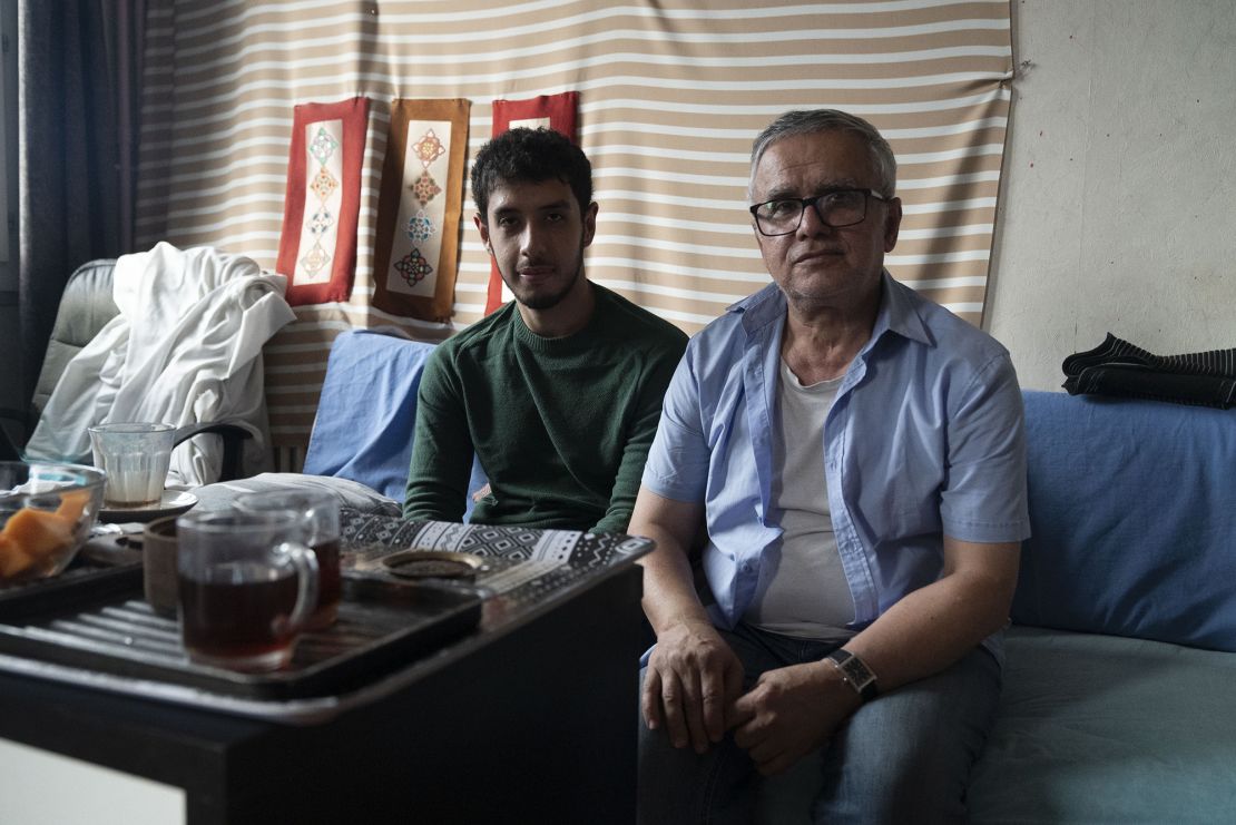 Ali and Taghi Rahmani, seen in their apartment in Paris, say they are proud of Mohammadi's activism on behalf of Iranians.