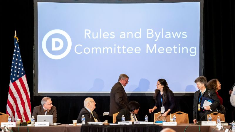Панелът за определяне на правилата на Националния комитет на Демократическата