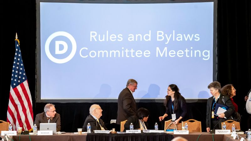 NextImg:DNC rules panel meets again as status of Iowa and New Hampshire on 2024 calendar remains up in the air | CNN Politics
