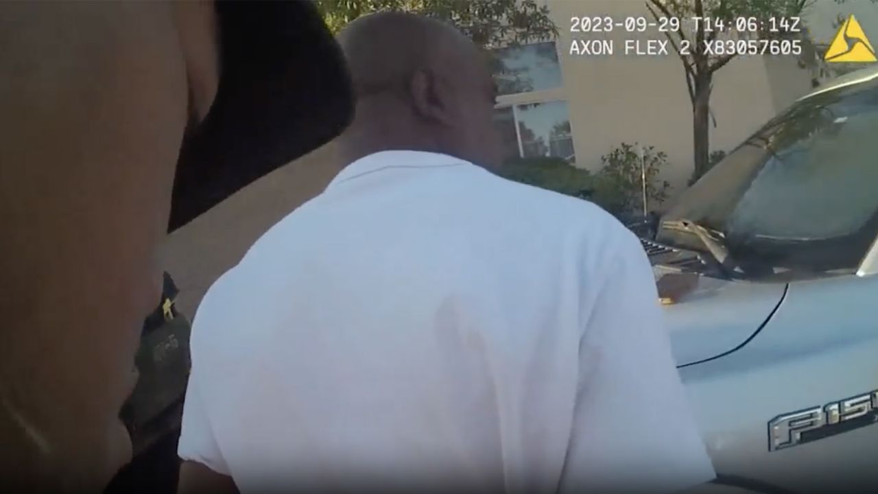 Body camera footage shows the arrest of Duane Davis.
