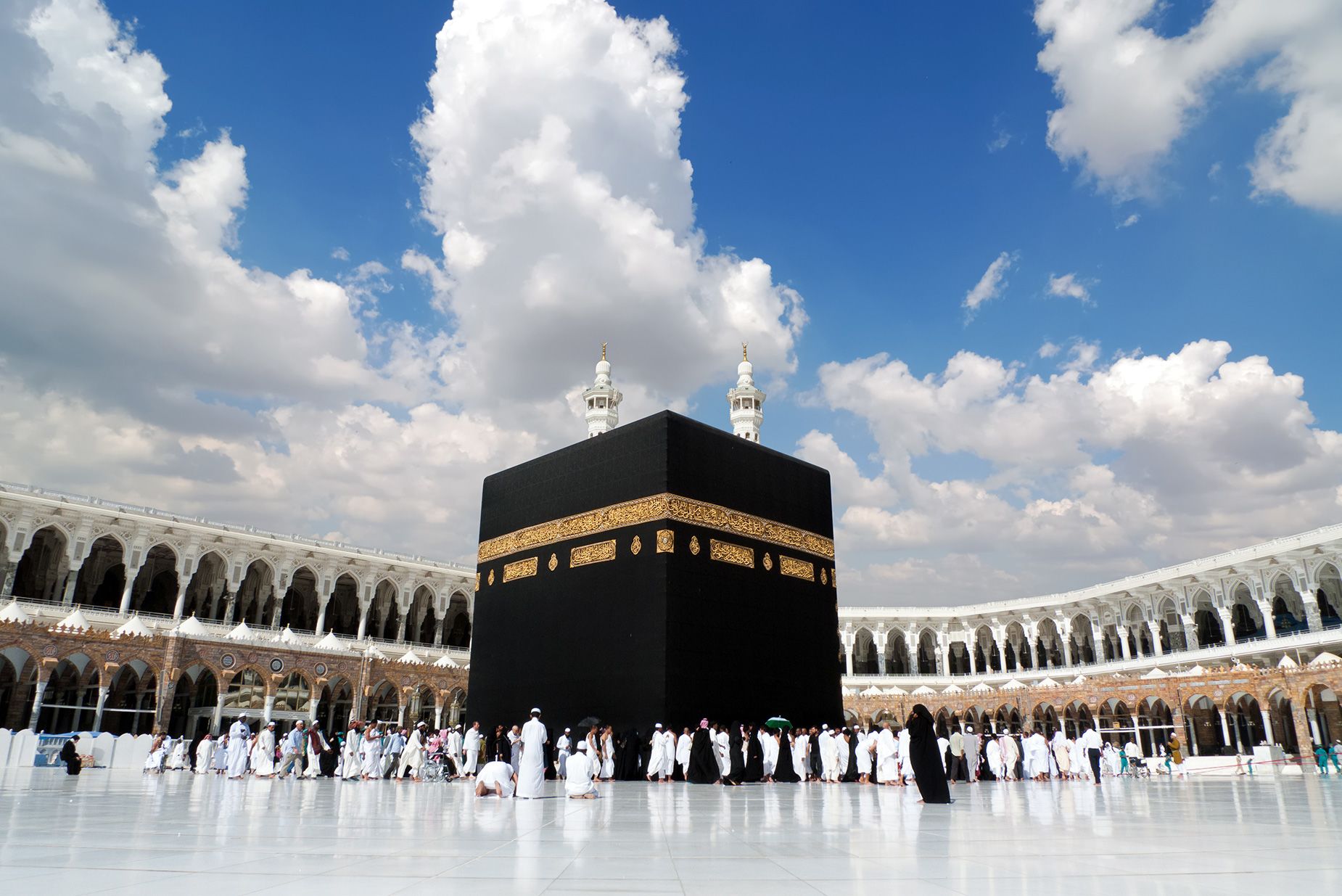 The Kaaba, in Mecca, is Islam's holiest site