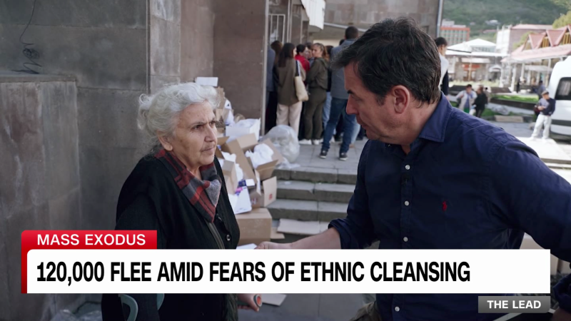 120,000 flee their homes, fearing ethnic cleansing