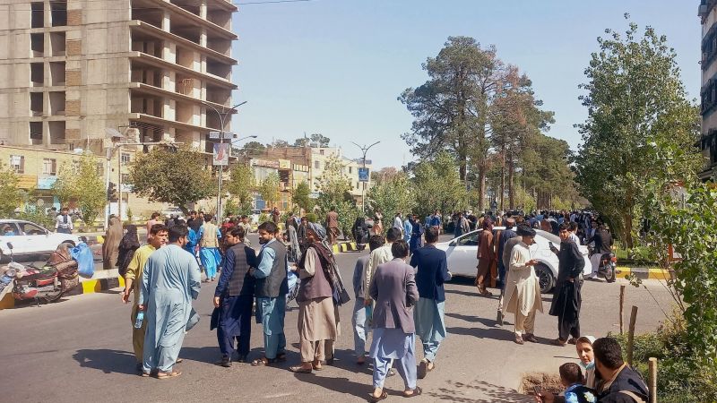 NextImg:At least 15 dead in Afghanistan earthquakes, official says | CNN
