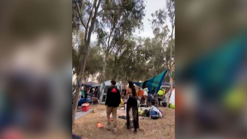 Music festival attack: Revellers in Israel first took cover from rockets, then Gaza militants began firing on them