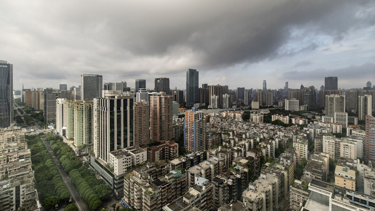 The city of Guangzhou in China has been hard-hit by the country's property crisis.