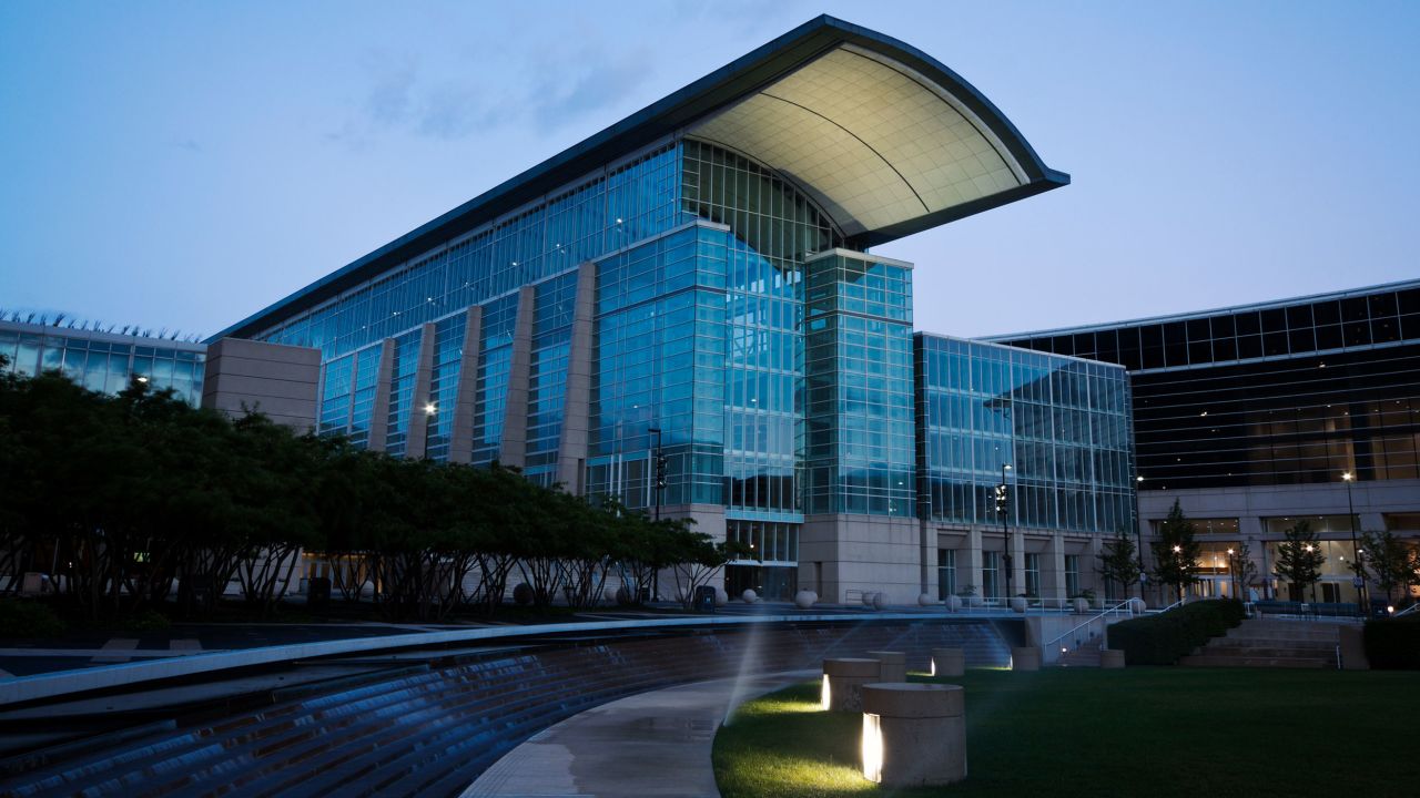 McCormick Place in Chicago is seen at evening time on July 13, 2008. 