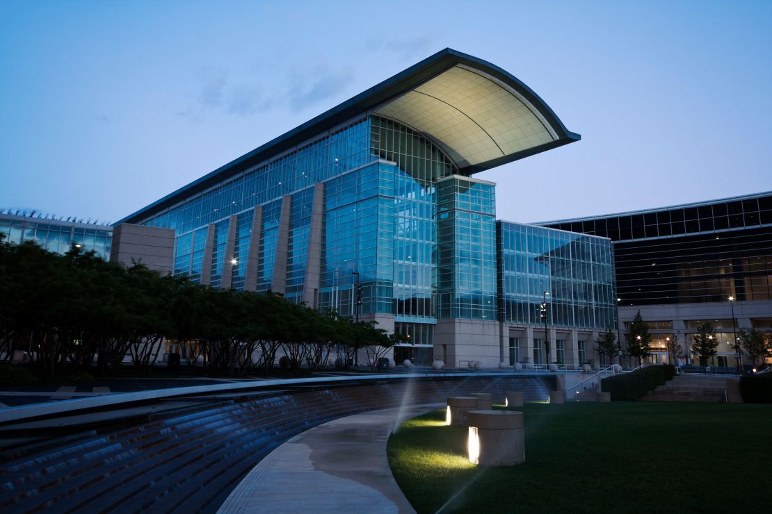 McCormick Place in Chicago is seen at evening time on July 13, 2008.