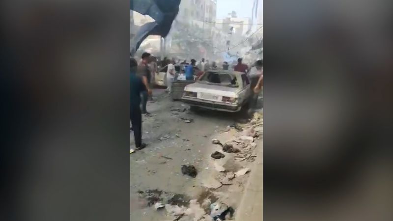 Graphic Video Shows Chaos At Gaza Refugee Camp After Israeli Airstrike ...