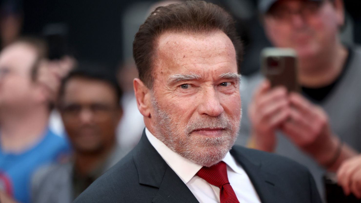 LOS ANGELES, CALIFORNIA - MAY 22: Arnold Schwarzenegger attends the Los Angeles Premiere of Netflix's "FUBAR" at The Grove on May 22, 2023 in Los Angeles, California. (Photo by Phillip Faraone/Getty Images)