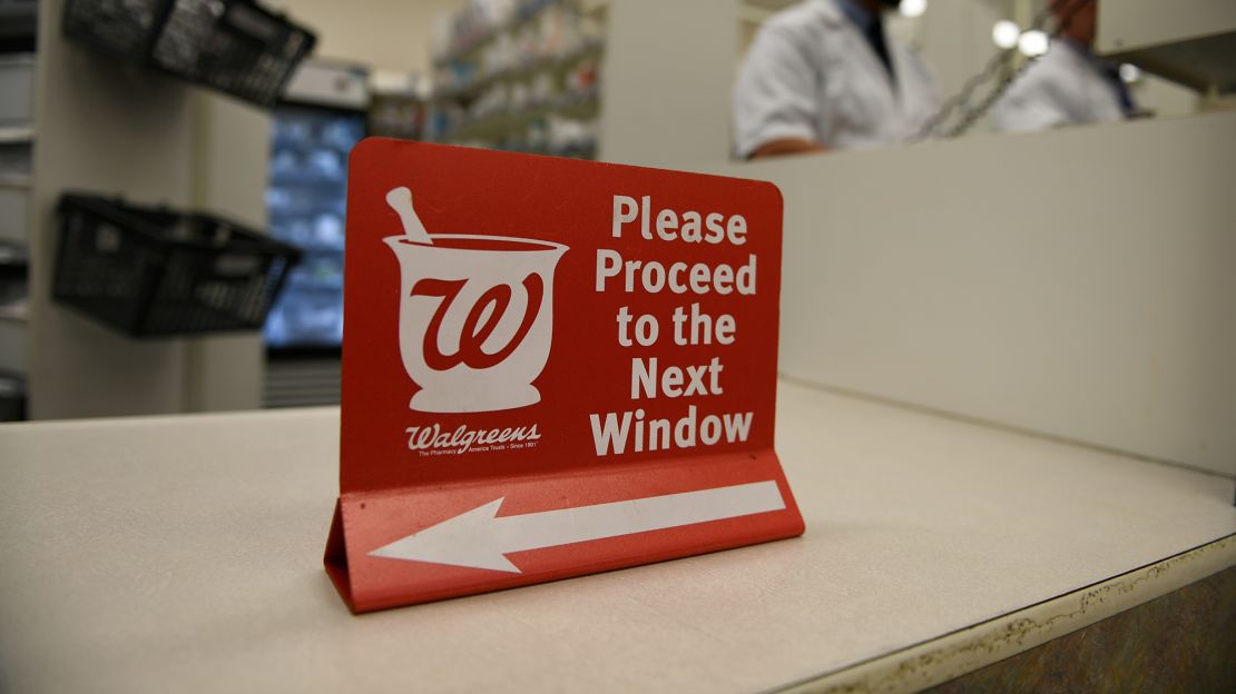 A Walgreens pharmacy store in Austin, TX.