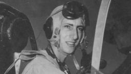 P-51D 44-63382 "Annabelle" of the 78th Ftr Sq, 15th FG was involved in a landing accident 4 July 1945 with LT Philip Schlamberg at the controls... Photograph. April 16, 1945. National Archives and Records Administration (A 42131). Image.