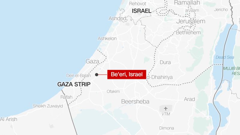 Повече от 100 тела бяха открити в израелския кибуц Беери,