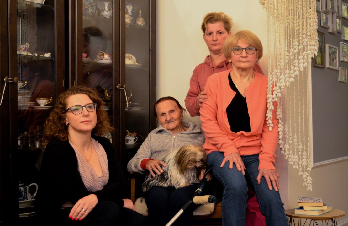 Karolina, Stanisława, Patrycja and Stella Martynowska (left to right).
