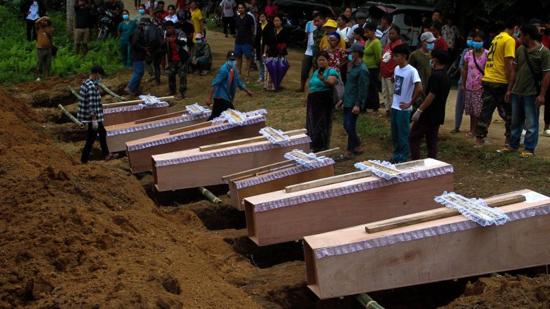 UN ‘deeply involved’ over reviews girls and kids killed in Myanmar bombing