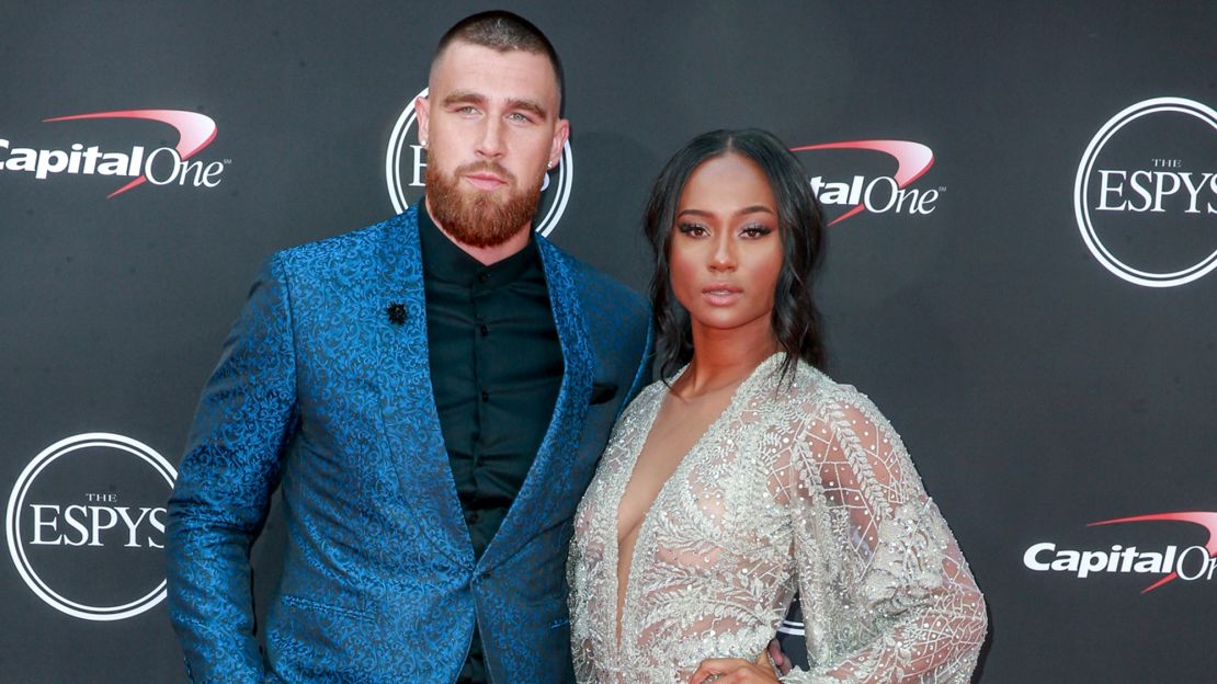 Travis Kelce and Kayla Nicole in 2018.