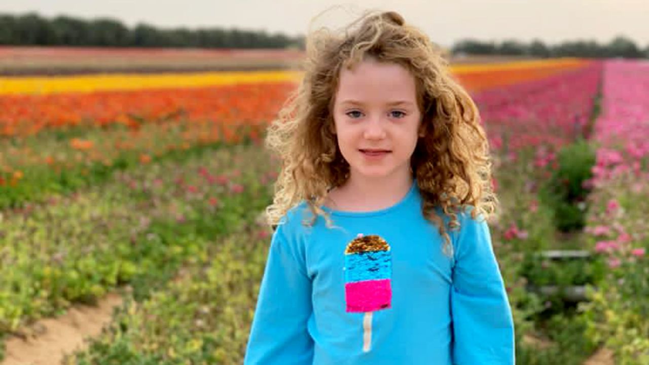 Emily Hand, 8, was murdered during the attack in Be'eri on Saturday.