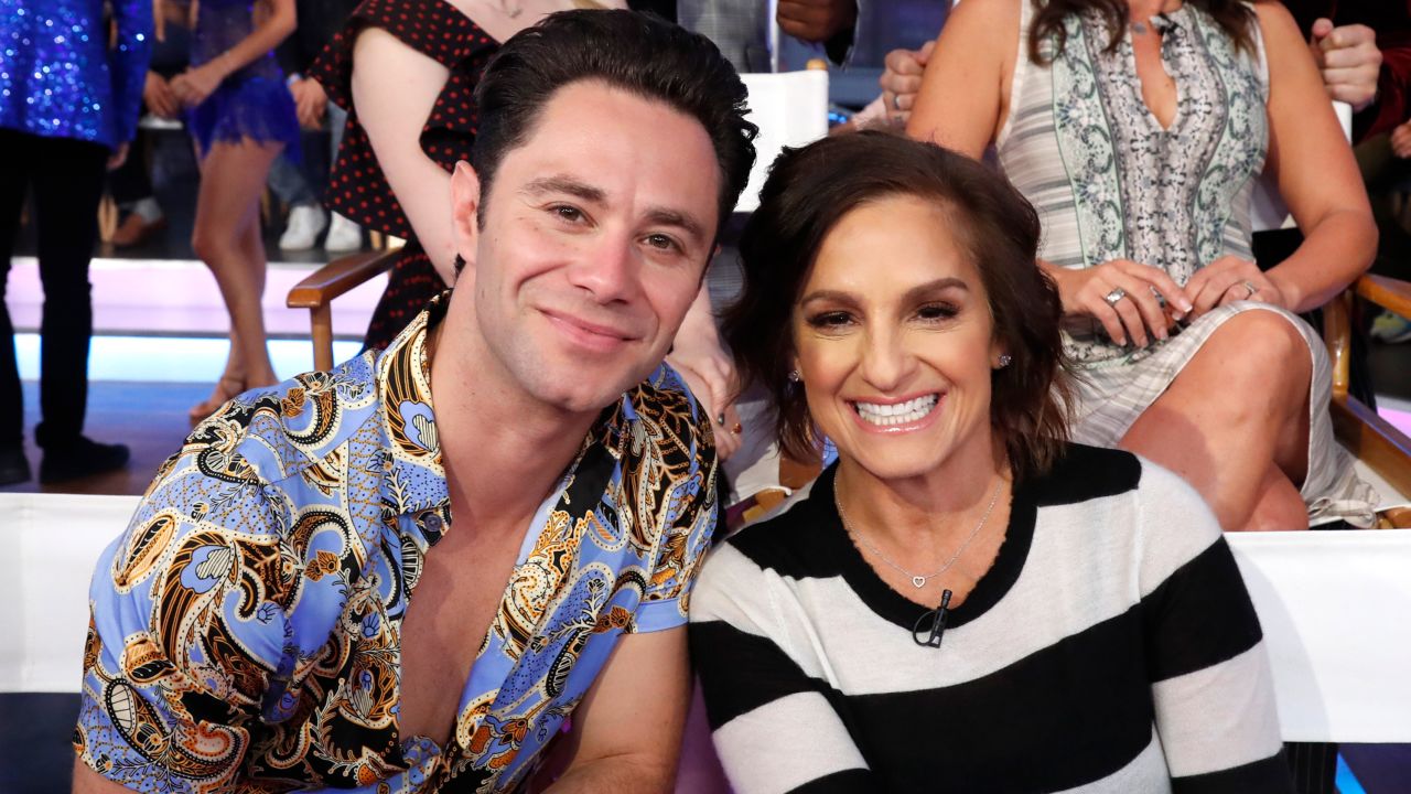 Sasha Farber and Mary Lou Retton. 