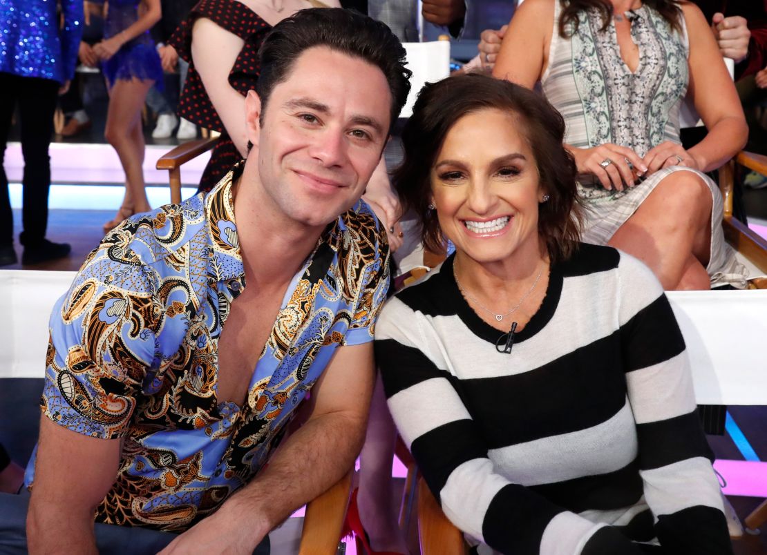 Sasha Farber and Mary Lou Retton.