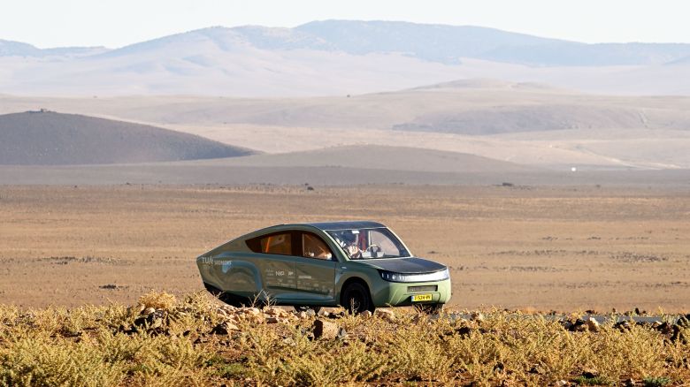 Stella Terra, here on a roadtrip through Marocco, is the world's first off-road solar-powered car. Developed by the student team Solar Team Eindhoven, Stella Terra is the first solar car that is robust and efficient enough to go off the beaten path. With this, the students take another step towards a sustainable future, inspiring both society and the current market to accelerate the transition to a sustainable future. 
Credit: STE / Bart van Overbeeke