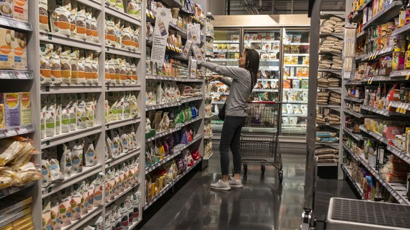 NextImg:Here's what got more expensive — and cheaper — at the grocery store | CNN Business