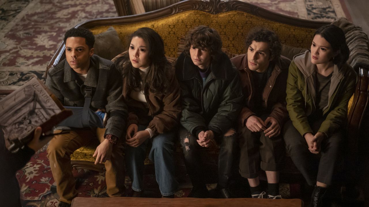 Zack Morris, Ana Yi Puig, Miles McKenna, Will Price and Isa Briones in Disney's "Goosebumps."